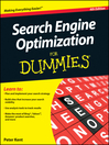 Search Engine Optimization For Dummies (eBook)